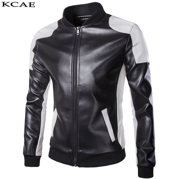 wholesale- punk motor jacket motorbike black white leather jackets men motorcycle slim fit leather biker jacket male pu coat
wholesale- punk motor jacket motorbike black white leather jackets men motorcycle slim fit leather biker jacket male pu coat