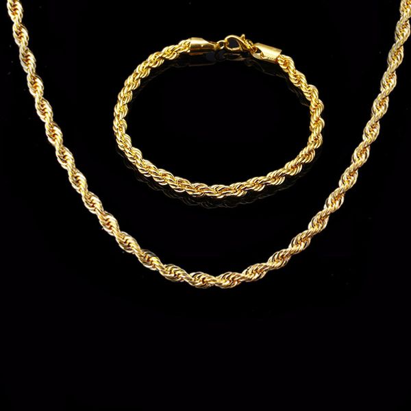 rnafashion hip hop men boys necklace rope chain bracelet length 22cm jewelry sets gold color chain necklace trendy hand, Silver
rnafashion hip hop men boys necklace rope chain bracelet length 22cm jewelry sets gold color chain necklace trendy hand, Silver