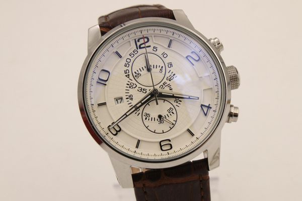 luxury mens quartz watch new style flyback working chrono sport chronograph watches men's wrist watches fu102, Slivery;brown
luxury mens quartz watch new style flyback working chrono sport chronograph watches men's wrist watches fu102, Slivery;brown
