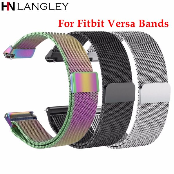 23 mm versa milanese loop stainless steel bands replacement for versa smart watch with unique magnet lock, Black;brown
23 mm versa milanese loop stainless steel bands replacement for versa smart watch with unique magnet lock, Black;brown