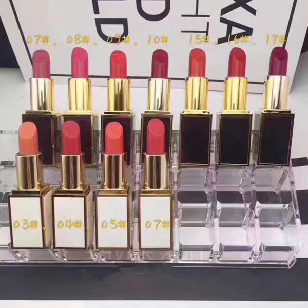 16 цветов Tom Ford Matte Помада Марка Косметика для губ Набор для блеска Красота румяна л
16 цветов Tom Ford Matte Помада Марка Косметика для губ Набор для блеска Красота румяна л