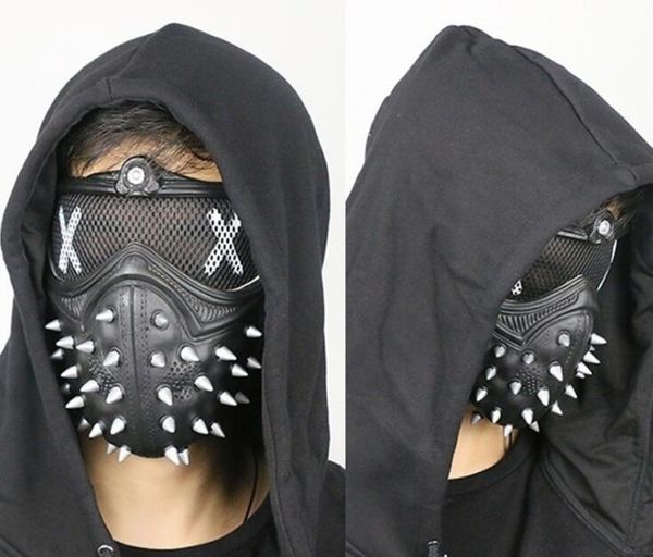halloween watch dogs punk devil game mask rivet death cool half face latex mask party cosplay props
halloween watch dogs punk devil game mask rivet death cool half face latex mask party cosplay props