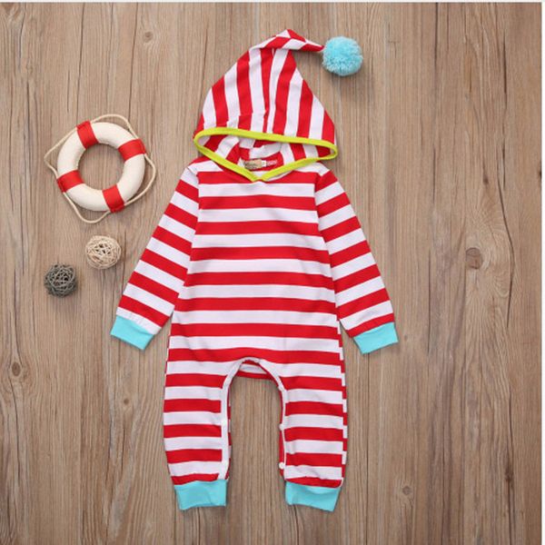 hooded baby rompre pure cotton striped magic hat hair ball elastic long sleeve button seams jumpsuit hidden discount creeping suit newborn, Blue
hooded baby rompre pure cotton striped magic hat hair ball elastic long sleeve button seams jumpsuit hidden discount creeping suit newborn, Blue