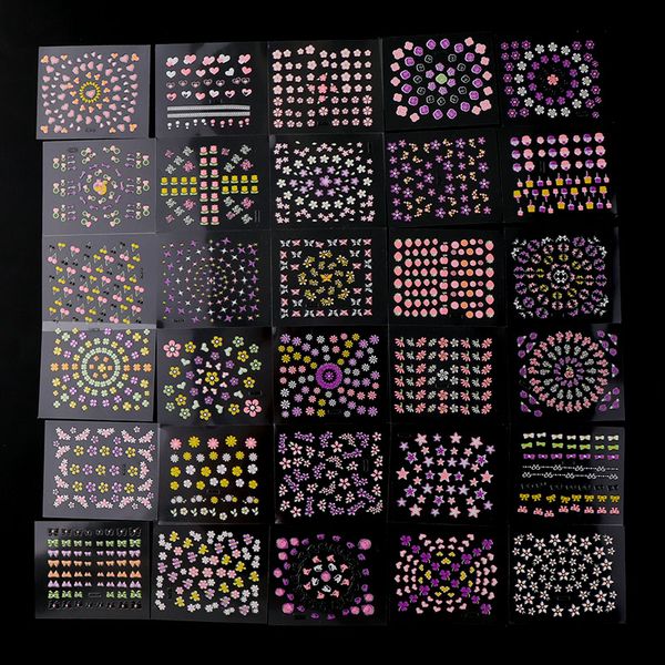 2017 random 50 sheets not repeating 3d nail sticker transparent bottom colorful flower butterfly series nail sticker decoration, Black
2017 random 50 sheets not repeating 3d nail sticker transparent bottom colorful flower butterfly series nail sticker decoration, Black