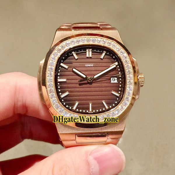 new sport 5713/1 brown dial automatic mens watch rose gold steel case/bracelet sapphire diamond bezel gents watches p-a15a, Slivery;brown
new sport 5713/1 brown dial automatic mens watch rose gold steel case/bracelet sapphire diamond bezel gents watches p-a15a, Slivery;brown