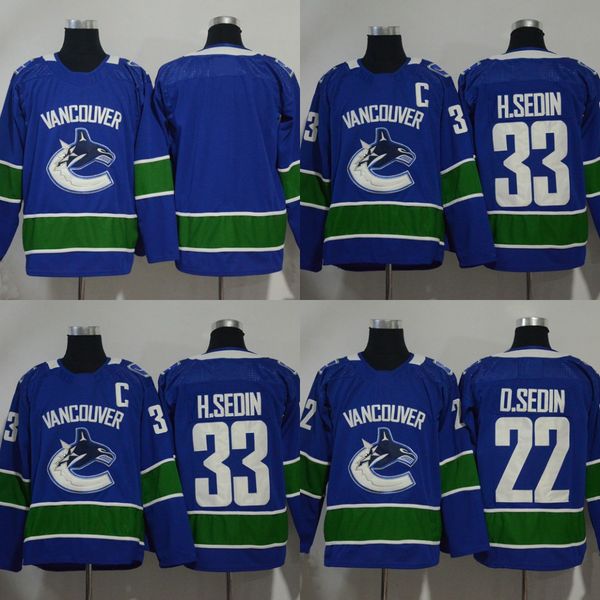 #22 Daniel Sedin #33 Henrik Sedin Jersey 2018 Season Hockey Jerseys Stitched Vancouver Canucks Hockey Jerseys
#22 Daniel Sedin #33 Henrik Sedin Jersey 2018 Season Hockey Jerseys Stitched Vancouver Canucks Hockey Jerseys