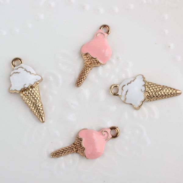 100 pcs/ lot enamel ice cream charm pendant gold tone good for diy craft, jewelry making, Bronze;silver
100 pcs/ lot enamel ice cream charm pendant gold tone good for diy craft, jewelry making, Bronze;silver