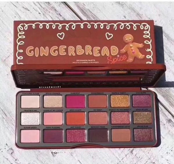 New Faced Gingerbread eyeshadow Spice Eyeshadow Makeup Palette 18colors Eye shadow Palette Shimmer Matte High quality
New Faced Gingerbread eyeshadow Spice Eyeshadow Makeup Palette 18colors Eye shadow Palette Shimmer Matte High quality