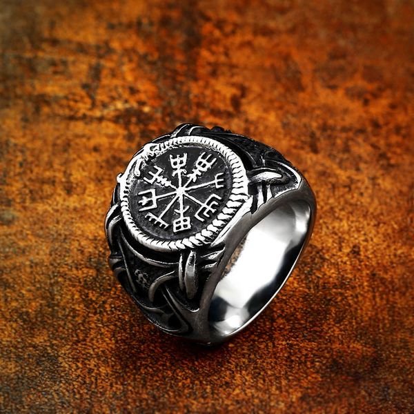steel soldier nordic rune stainless steel ring men charm titanium amulet personality jewelry new arrival, Golden;silver
steel soldier nordic rune stainless steel ring men charm titanium amulet personality jewelry new arrival, Golden;silver