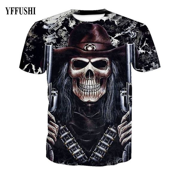 yffushi 2018 new skull men funny skull print 3d hip hop men tees summer black t shirt plus size 5xl, White;black
yffushi 2018 new skull men funny skull print 3d hip hop men tees summer black t shirt plus size 5xl, White;black
