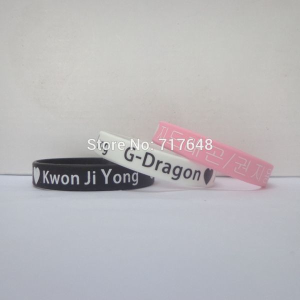 1pc g-dragon gd wristband silicone bracelets, White
1pc g-dragon gd wristband silicone bracelets, White