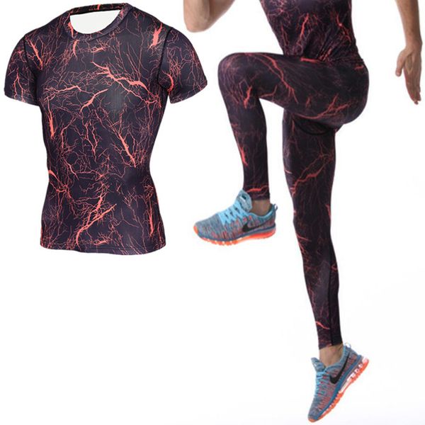 men's sports running set compression t-shirt & pants skin-tight short sleeves quick dry fitness training clothes gym yoga wear, Black;blue
men's sports running set compression t-shirt & pants skin-tight short sleeves quick dry fitness training clothes gym yoga wear, Black;blue