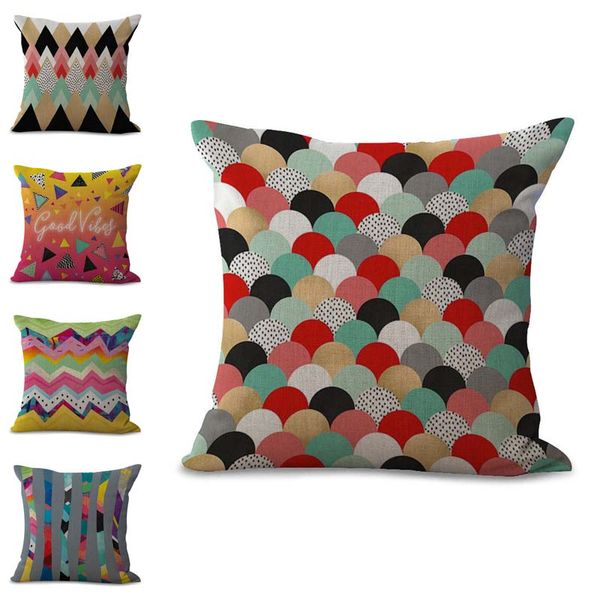 colors geometric pattern pillow case cushion cover linen cotton throw pillowcases home decor pillowcover drop shipping pw691
colors geometric pattern pillow case cushion cover linen cotton throw pillowcases home decor pillowcover drop shipping pw691