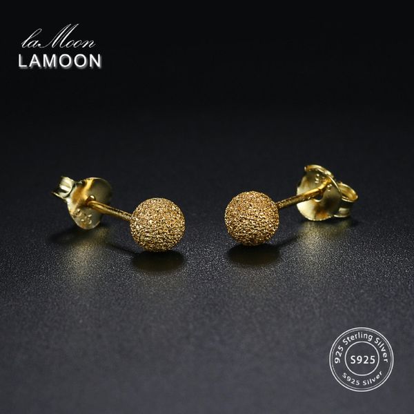 lamoon stud earrings for women 2018 new fashion 3mm ball shaped 100% real sterling silver s925 fine jewelry girl gift ey176, Golden;silver
lamoon stud earrings for women 2018 new fashion 3mm ball shaped 100% real sterling silver s925 fine jewelry girl gift ey176, Golden;silver