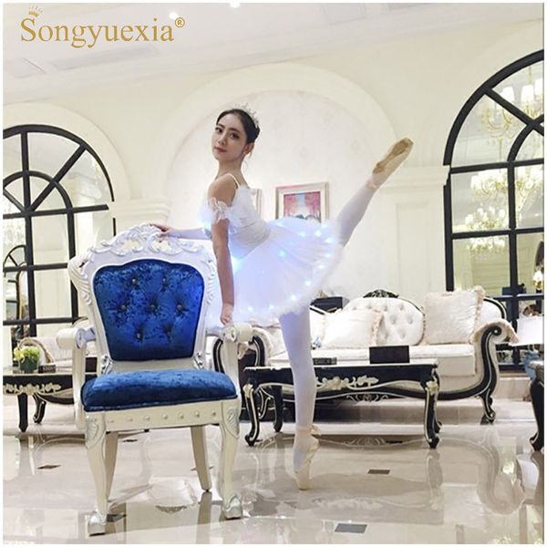 songyuexia professional ballet tutu skirt girls performance led dance tutu dress fluorescence ballet dance skirt clothing white, Black;red
songyuexia professional ballet tutu skirt girls performance led dance tutu dress fluorescence ballet dance skirt clothing white, Black;red