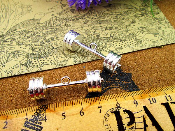 6pcs--45*13mm antique silver big size heavy barbell diy charms pendants, Bronze;silver
6pcs--45*13mm antique silver big size heavy barbell diy charms pendants, Bronze;silver
