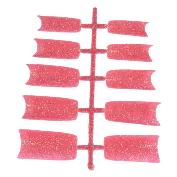 100 pcs glitter nail tips stunning glitter super pink acrylic french false nail art tips, Red;gold
100 pcs glitter nail tips stunning glitter super pink acrylic french false nail art tips, Red;gold