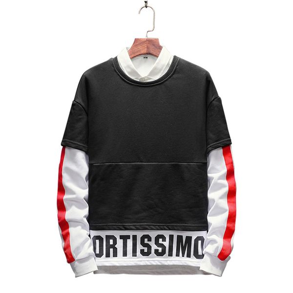 осень новое прибытие мужская лоскутное кофты 2018 мода письмо печати o шеи толстовки повседневная пуловер кофты мужчины m-5xl м3-071, Black
осень новое прибытие мужская лоскутное кофты 2018 мода письмо печати o шеи толстовки повседневная пуловер кофты мужчины m-5xl м3-071, Black