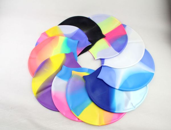 2018 new fashion silicone swim caps color women men silicone swimming cap bathing cap ladies mix color swimming accessories
2018 new fashion silicone swim caps color women men silicone swimming cap bathing cap ladies mix color swimming accessories