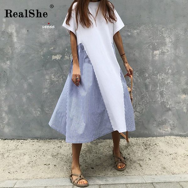 realshe 2018 koeran women fashion casual dress empire o-neck short sleeve patchwork loose woman dresses fashion ladies vestidos, Black;gray
realshe 2018 koeran women fashion casual dress empire o-neck short sleeve patchwork loose woman dresses fashion ladies vestidos, Black;gray