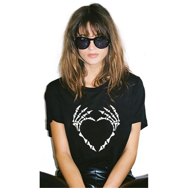 teeheart 2017 new womens t shirt cool bone skull hand printed t-shirt tees harajuku tshirt plus size w012, White
teeheart 2017 new womens t shirt cool bone skull hand printed t-shirt tees harajuku tshirt plus size w012, White