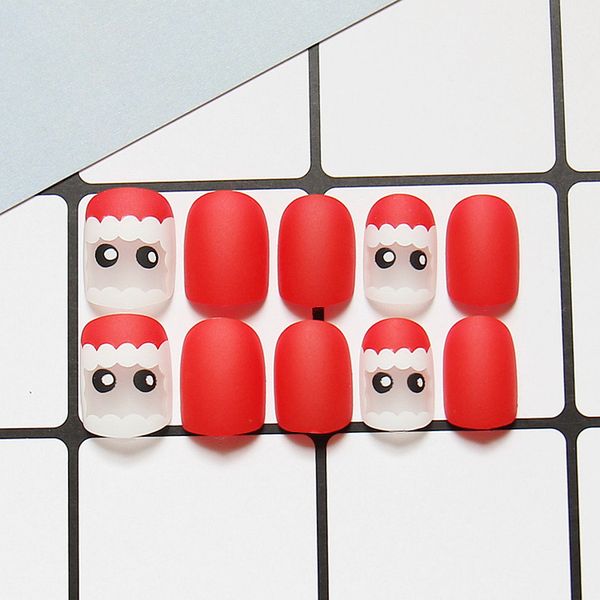 24pcs red matte false nails full cover artificial santa claus design fake nails press on square nail art tips for christmas gift, Red;gold
24pcs red matte false nails full cover artificial santa claus design fake nails press on square nail art tips for christmas gift, Red;gold