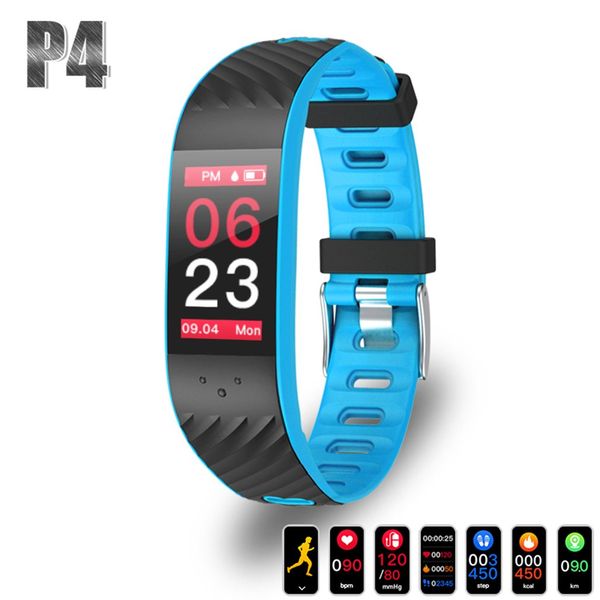 oled touch color screen p4 smart wristband heart rate pedometer fitness tracker for ios for android, Slivery;brown
oled touch color screen p4 smart wristband heart rate pedometer fitness tracker for ios for android, Slivery;brown