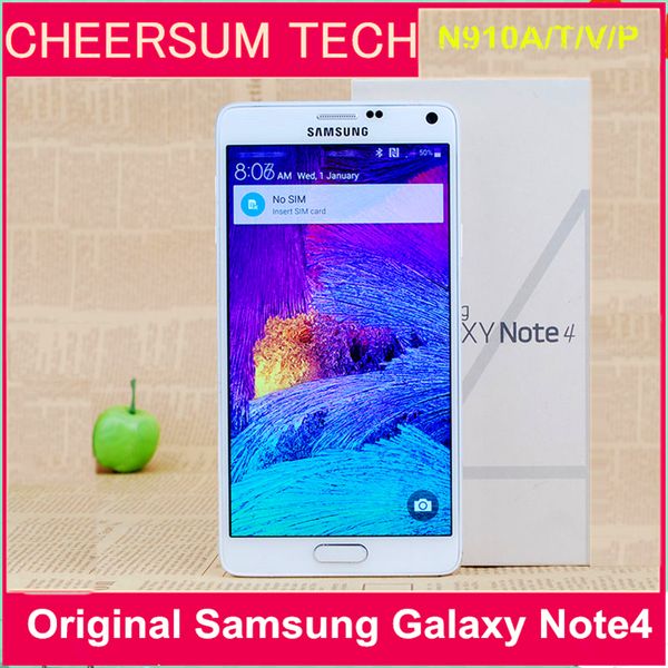 refurbished unlocked samsung note 4 cell phone with 3gb ram and 32gb rom 3g/4g 5.7''touch n910a n910t n910v n910f mobile phone
refurbished unlocked samsung note 4 cell phone with 3gb ram and 32gb rom 3g/4g 5.7''touch n910a n910t n910v n910f mobile phone