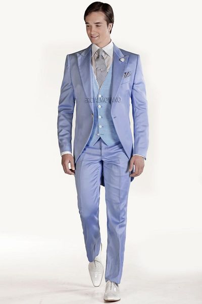 new design blue tailcoat groom tuxedos morning style men wedding wear men formal prom party suit(jacket+pants+tie+vest)1002, Black;gray
new design blue tailcoat groom tuxedos morning style men wedding wear men formal prom party suit(jacket+pants+tie+vest)1002, Black;gray
