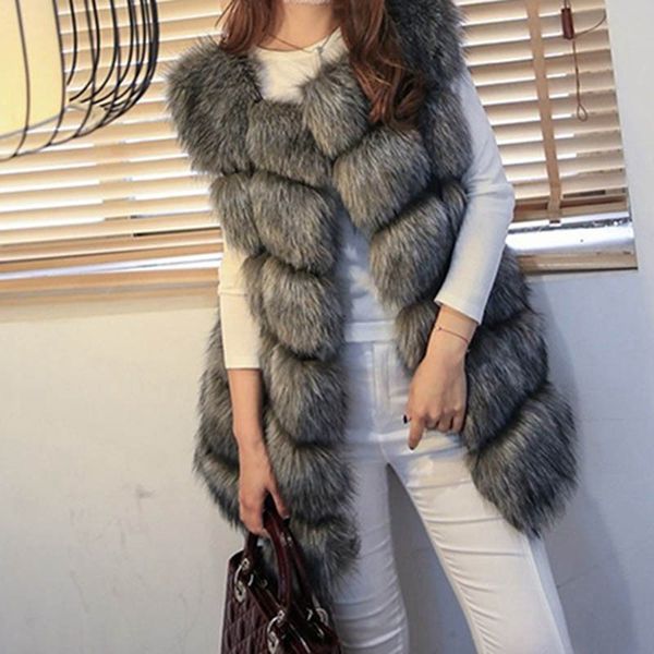 new 2016 arrival winter warm fashion women import coat fur vest high-grade faux fur coat fox long vest plus size: s-xxxxl, Black
new 2016 arrival winter warm fashion women import coat fur vest high-grade faux fur coat fox long vest plus size: s-xxxxl, Black