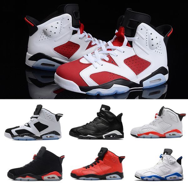 Hot sale Men 6 6s Basketball Shoes UNC Blue Black Cat White Infrared Red 23 Carmine Maroon Oreo women sports Sneakers Size 36-47
Hot sale Men 6 6s Basketball Shoes UNC Blue Black Cat White Infrared Red 23 Carmine Maroon Oreo women sports Sneakers Size 36-47