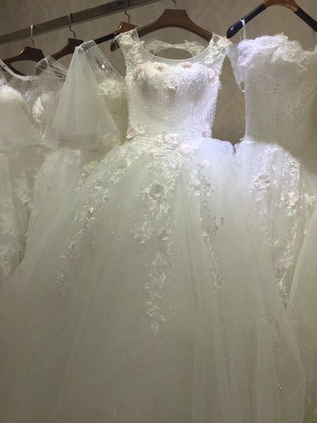 2018 elegant luxury gown with sleeve elegant beautiful wedding bulk dress, White
2018 elegant luxury gown with sleeve elegant beautiful wedding bulk dress, White