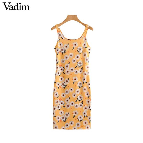 vadim women sun flower pattern sleeveless dress o neck back split ladies summer casual knee length dresses vestidos qz3661, White;black
vadim women sun flower pattern sleeveless dress o neck back split ladies summer casual knee length dresses vestidos qz3661, White;black