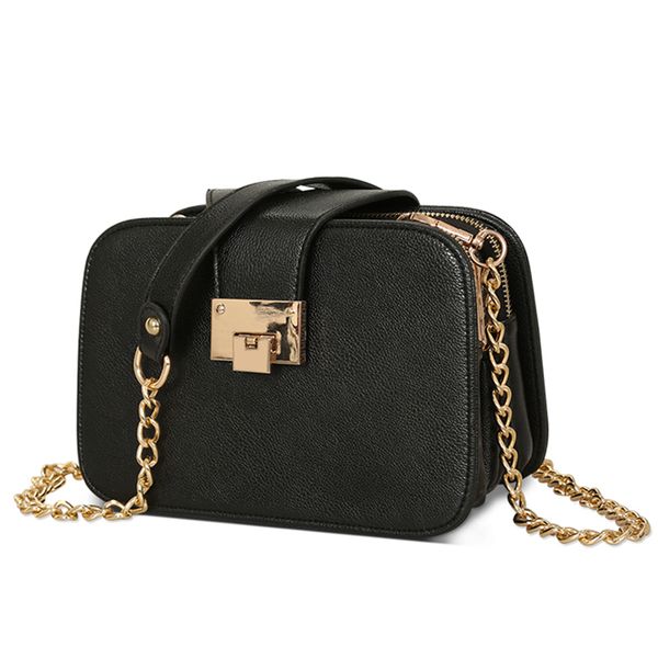 chains flap women handbag zipper&hasp shoulder bag pu leather messenger bag small ladies female bags
chains flap women handbag zipper&hasp shoulder bag pu leather messenger bag small ladies female bags
