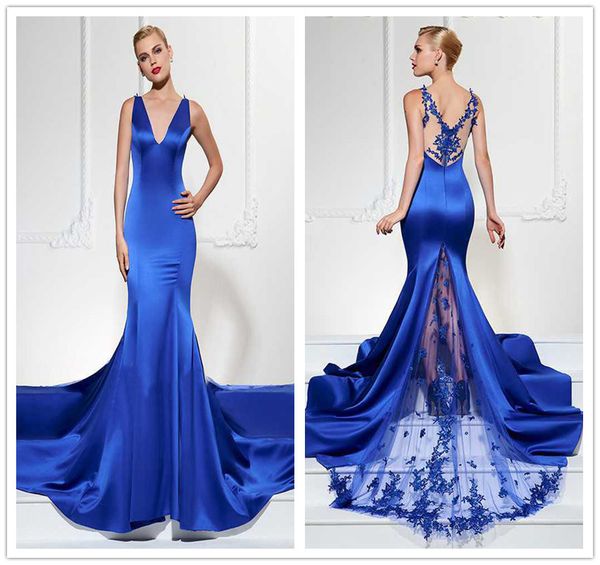 2019 sarabridal v neck mermaid evening dresses back split see through lace applique custom made sweep train prom dress bridesmaid gowns, Black;red
2019 sarabridal v neck mermaid evening dresses back split see through lace applique custom made sweep train prom dress bridesmaid gowns, Black;red
