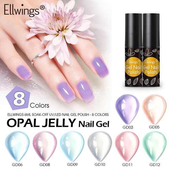 ellwings opal jelly nail gel soak off uv gel nail varnish semi vernis permanent vernis manicure art, Red;pink
ellwings opal jelly nail gel soak off uv gel nail varnish semi vernis permanent vernis manicure art, Red;pink