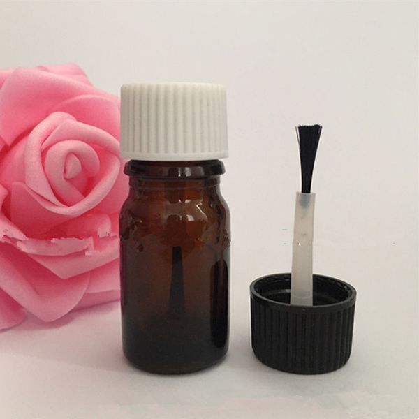 5ml empty amber nail polish bottle glass bottle essential oil container with brush cap for cosmetic fast shipping f069
5ml empty amber nail polish bottle glass bottle essential oil container with brush cap for cosmetic fast shipping f069
