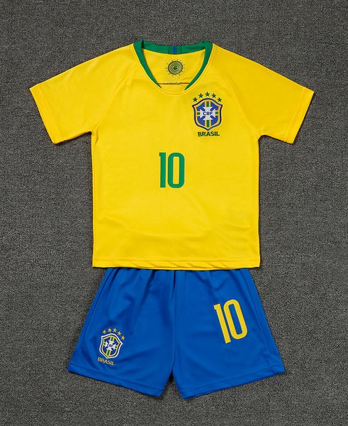 2018 New Arrival World Cup Kids Kit Soccer Jersey Home Yellow Shirt National Team 10 Footballe 11 Coutinho Children Football Uniforms
2018 New Arrival World Cup Kids Kit Soccer Jersey Home Yellow Shirt National Team 10 Footballe 11 Coutinho Children Football Uniforms