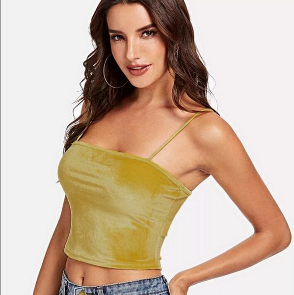 summer female crop velvet women sleeveless straps tank solid fitness lady camis, White
summer female crop velvet women sleeveless straps tank solid fitness lady camis, White