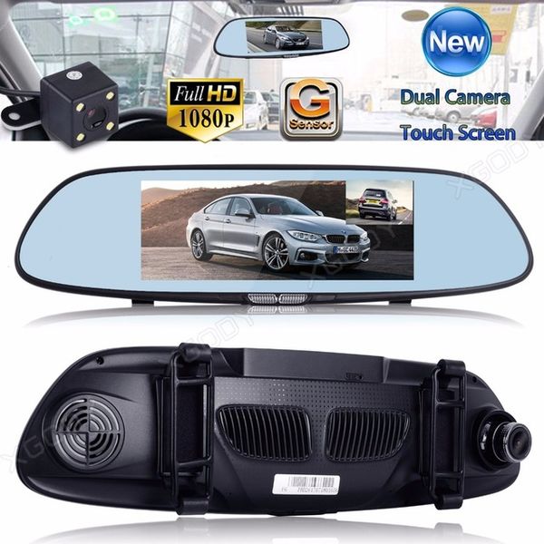 7'' dual lens dash camera real 1080p video recorder front and back viewreversing vehicle auto dashcam rear mirror car dvr night vi
7'' dual lens dash camera real 1080p video recorder front and back viewreversing vehicle auto dashcam rear mirror car dvr night vi