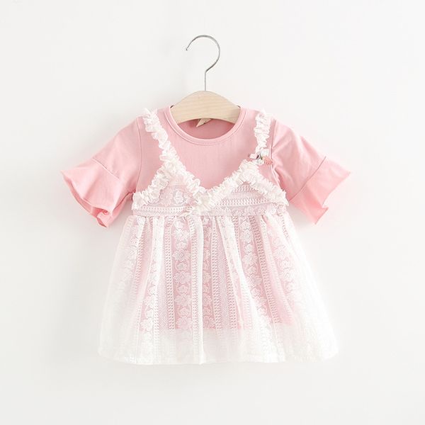 baby girl clothes summer t-shirt short sleeve cute stitching skirt korean version 0-3 years old girl cute solid color t-shirt kids clothing, Blue
baby girl clothes summer t-shirt short sleeve cute stitching skirt korean version 0-3 years old girl cute solid color t-shirt kids clothing, Blue