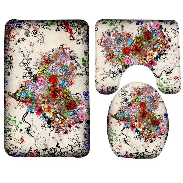 3pcs bathroom mat set happy valentines day flower heart pattern bath non slip shower mat and toilet mat sets
3pcs bathroom mat set happy valentines day flower heart pattern bath non slip shower mat and toilet mat sets