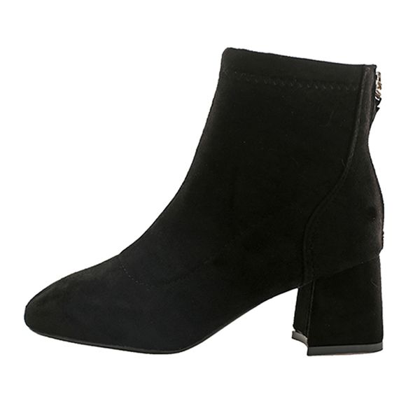 women winter boots fashion warm short plush back zipper high heels women winter boots zapatos de mujer shoe, Black
women winter boots fashion warm short plush back zipper high heels women winter boots zapatos de mujer shoe, Black