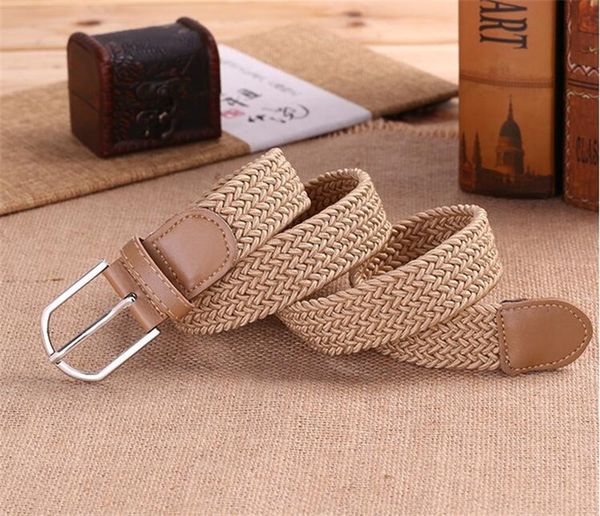 Color men and women ca ual knitted belt woven canva ela tic tretch belt plain webbing metal buckle black 3 4yc aa
Color men and women ca ual knitted belt woven canva ela tic tretch belt plain webbing metal buckle black 3 4yc aa