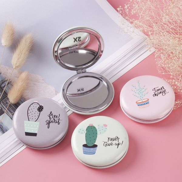 huamianli portable double-sided folding mirror cute princess mirror cactus print makeup for women
huamianli portable double-sided folding mirror cute princess mirror cactus print makeup for women
