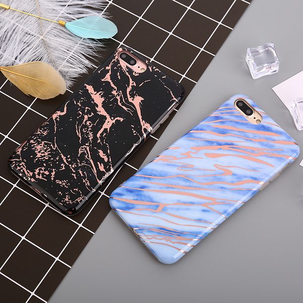Soft plating phone ca e for iphone 8 ca e hiny la er marble cover for iphone 8 plu ca e glo y tpu protective capa coque Soft plating phone ca e for iphone 8 ca e hiny la er marble cover for iphone 8 plu ca e glo y tpu protective capa coque