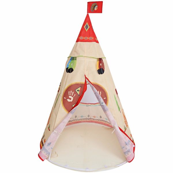 160 x 105cm children indian toy teepee safety tent portable play house kids indoor game room outdoor tourist
160 x 105cm children indian toy teepee safety tent portable play house kids indoor game room outdoor tourist