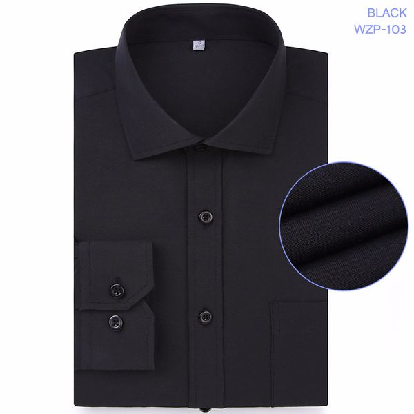 men's cotton flat plate dress shirts formal solid black white chemise homme male business casual long sleeved shirt us size, White;black
men's cotton flat plate dress shirts formal solid black white chemise homme male business casual long sleeved shirt us size, White;black