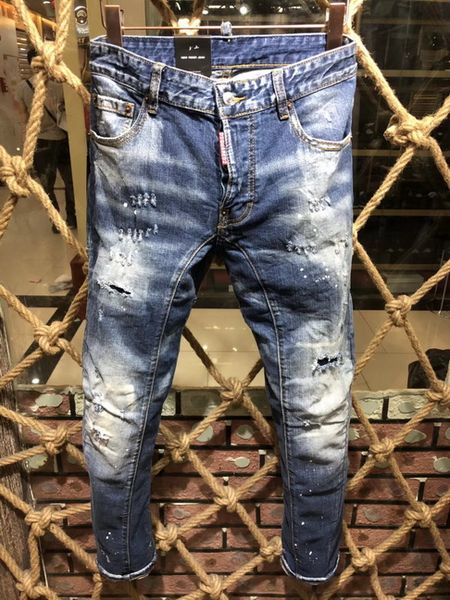 the new brand fashion european and american summer mens wear jeans are mens casual jeans a190, Blue
the new brand fashion european and american summer mens wear jeans are mens casual jeans a190, Blue