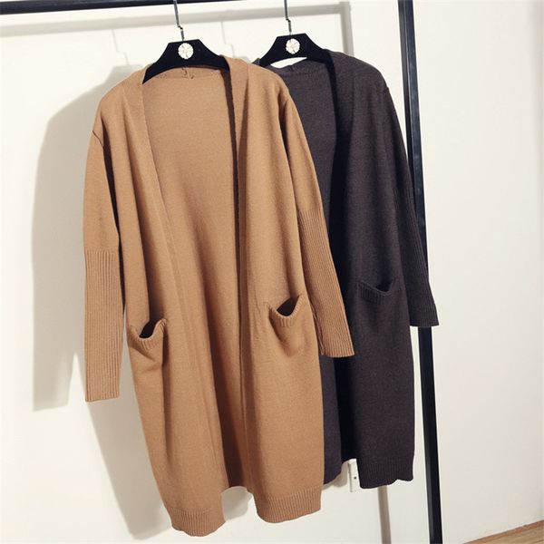 cardigan women long sleeve new female elegant pocket knitted outerwear sweater knitwear girl casual 2018 winter pull femme, White;black
cardigan women long sleeve new female elegant pocket knitted outerwear sweater knitwear girl casual 2018 winter pull femme, White;black